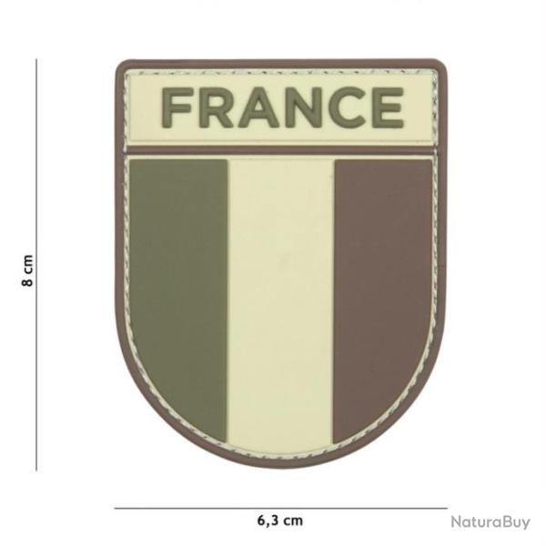 PATCH 3D PVC ARMEE FRANCAISE vert
