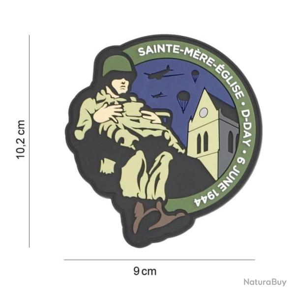 PATCH 3D PVC Paratrooper St Mere l'Eglise