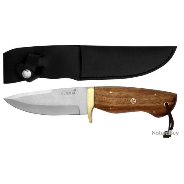 COUTEAU LAME FIXE 27 CM - TUI - MANCHE ACACIA