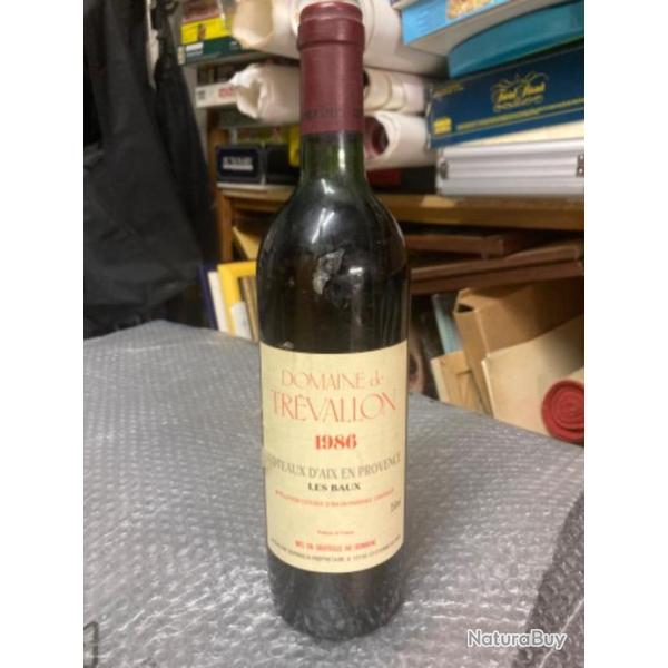 domaine de trevalon  millesime rare 1986