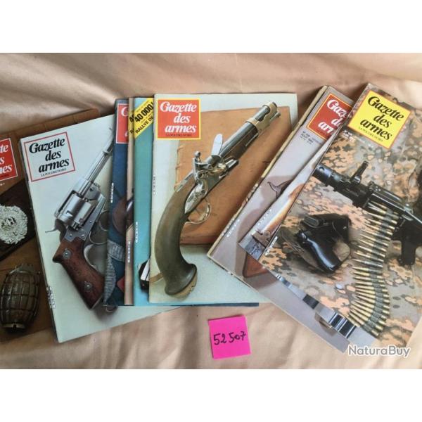 ANCIENNES GAZETTES DES ARMES A L'UNITE, ann�es 1882-1983