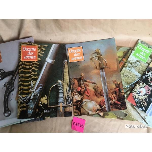 ANCIENNES GAZETTES DES ARMES A L'UNITE, ann�es 1979-1981