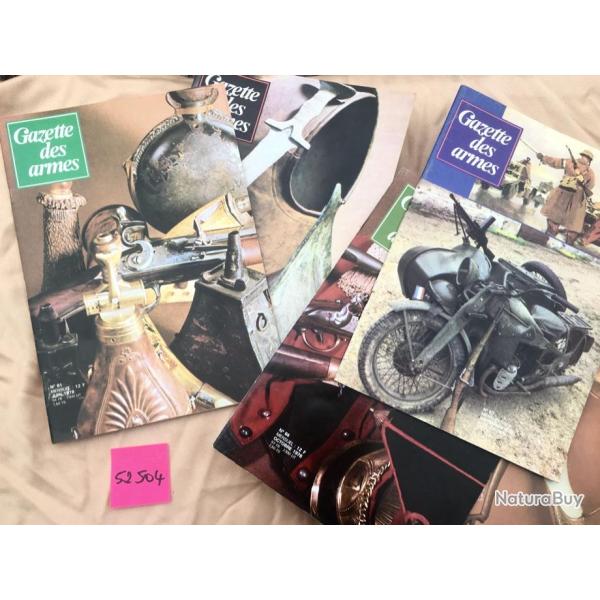 ANCIENNES GAZETTES DES ARMES A L'UNITE, ann�es 1978-1979