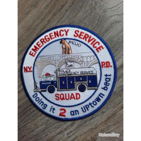 Ecusson NYPD Emergency Service Squad