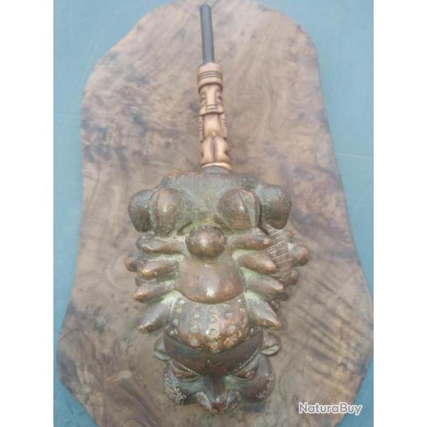 Pipe en terre cuite Camerounaise