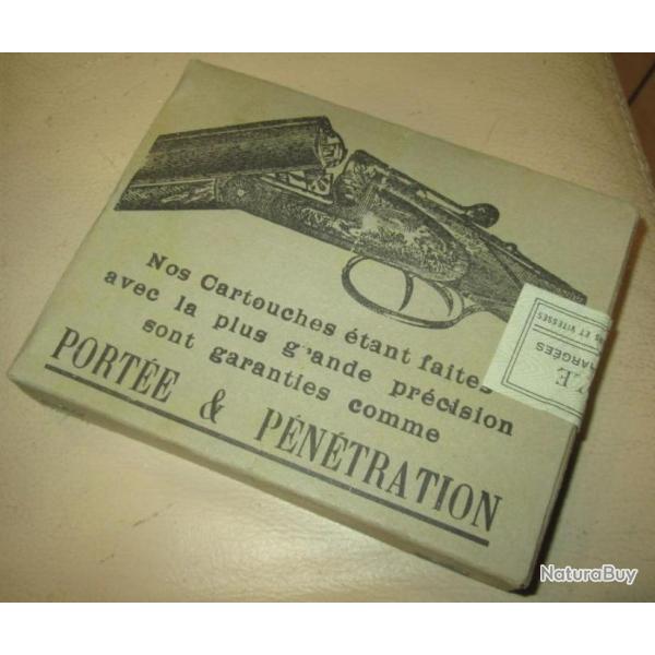 Boite Vide Cartouche de Chasse C.1930