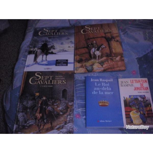 L'int�grale SEPT CAVALIERS d'apr�s Jean Raspail + le roi au del� de la mer + le tamtam de Jonathan