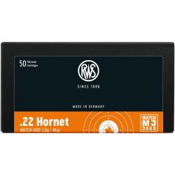.22 Hornet, Match-Jagd (3gr) (Calibre: .22 Hornet)