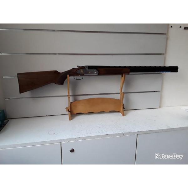 Fusil superpose Fair SLX692 GOLD ACIER faux corps cal.12/76 bois can.71cm