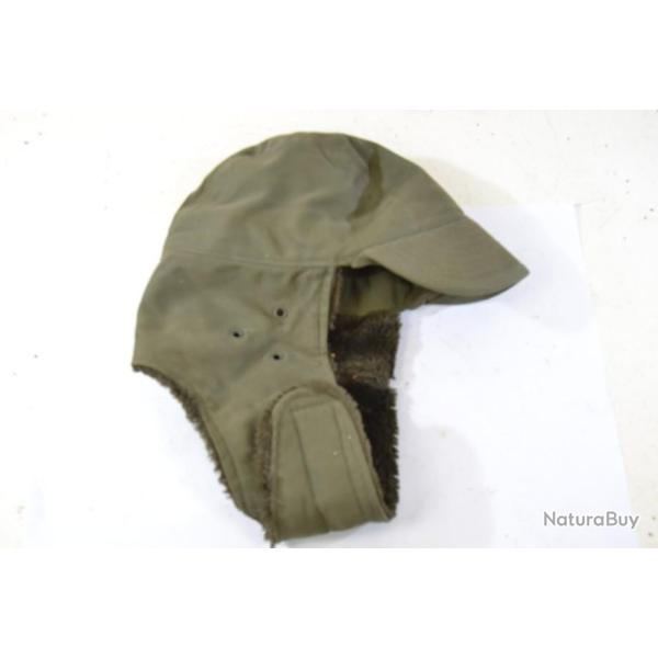 Casquette fourr�e hiver  Arm�e Fran�aise 1969 Foucault & Cie LE MANS. Taille 54