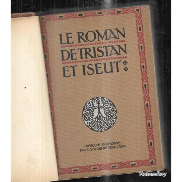 le roman de tristan et iseut joseph bdier
