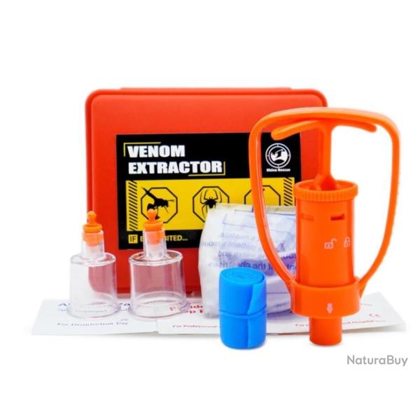 EXTRACTEUR DE VENIN, idal piqure, morsure premier secours.....