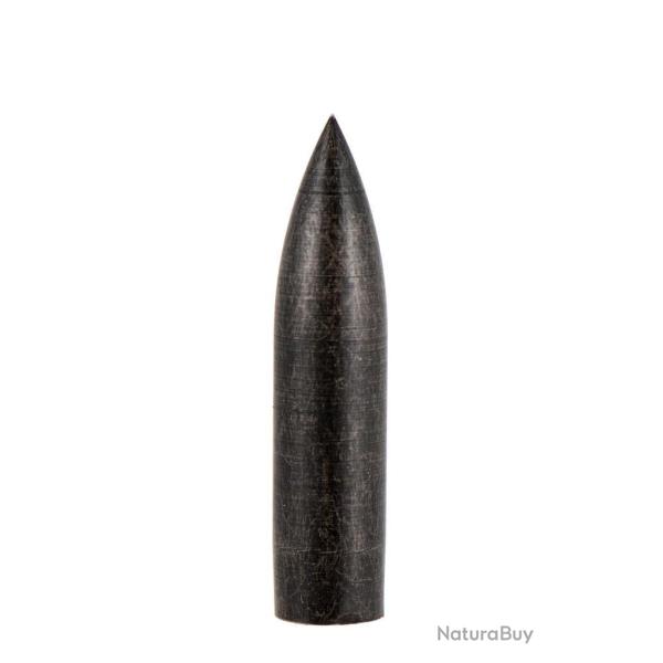Lot de 100 pointes � coller Buck Trail Bullet Parallel 5/16 en m�tal 125 gr
