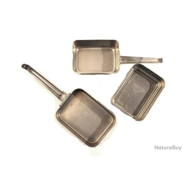 Set Gamelle 3 lments avec deux casseroles et une assiettes de l'arme franaise de 1985
