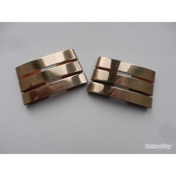 galons mtalliques capitaine couleur or