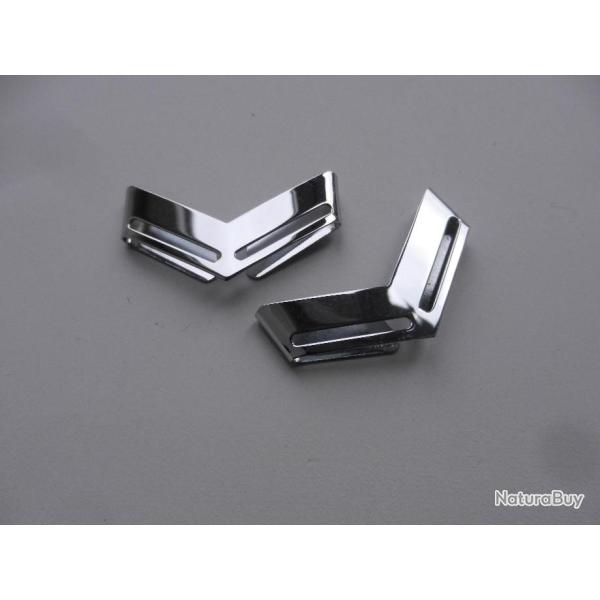 galons mtalliques sergent fminin couleur argent