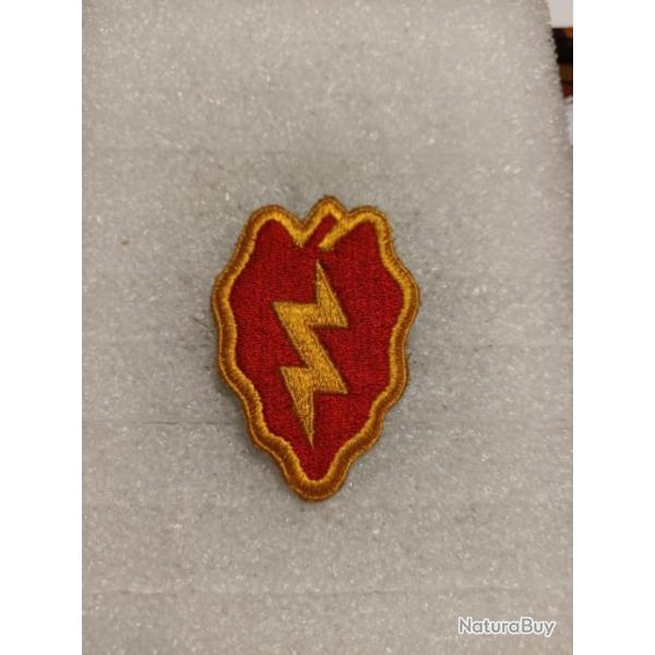 Patch arm�e us 25th INFANTRY DIVISION WW2 ORIGINAL 2