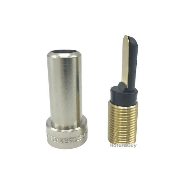 EMBOUCHURE + PIPET + ENTRETOISE ELLESS NICKELE CORNE EN CORNE  13,9 MM (301234)