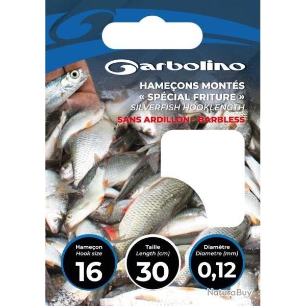 HAMECONS MONTES GARBOLINO SPECIAL FRITURE SANS ARDILLON PAR 10 Taille 20 0.10mm