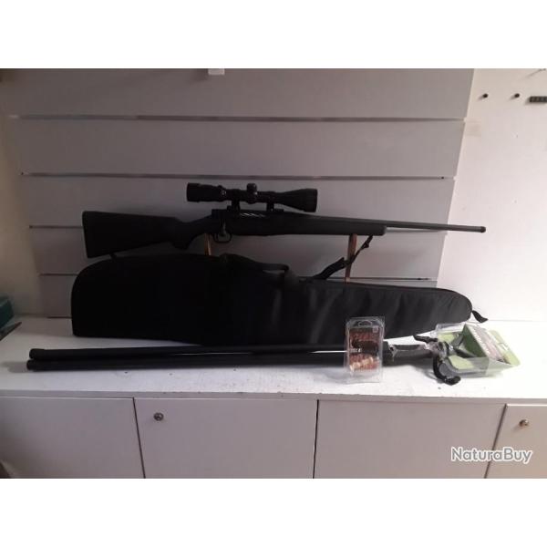 9227 PACK COMPLET RENARD MOSSBERG PATRIOT CAL243WIN +LUNETTE + FOURREAU + TREPIED + BRETELLE... NEUF