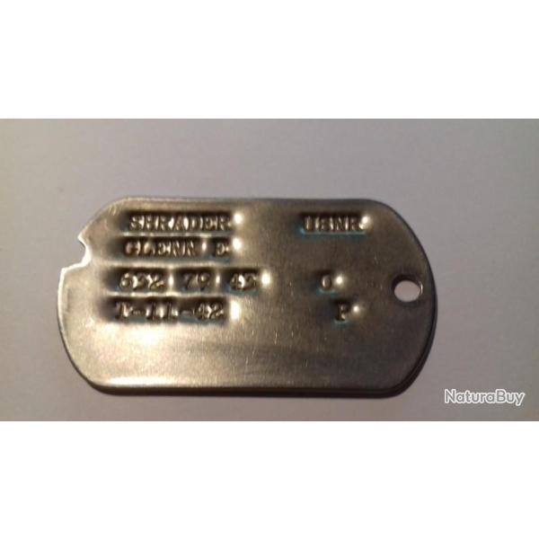Dog tag US WW2 (B)