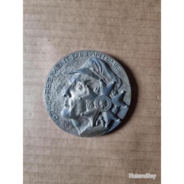 Medaille 57 �me regiment d'infanterie