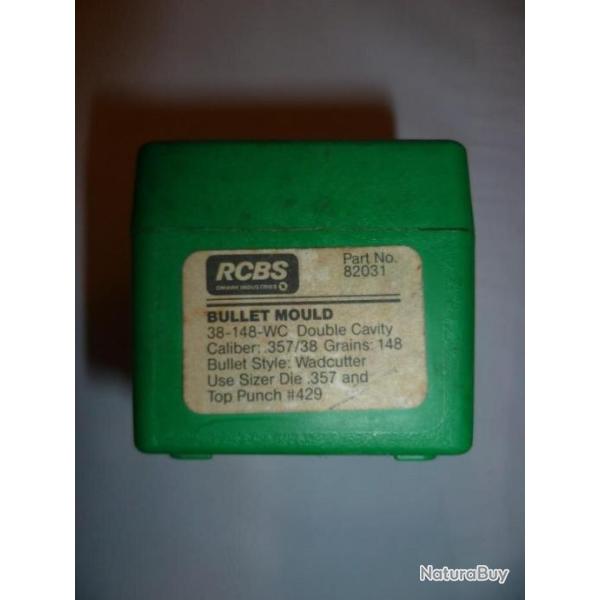 Moule � balles RCBS 38-148-WC double cavit�es  occasion