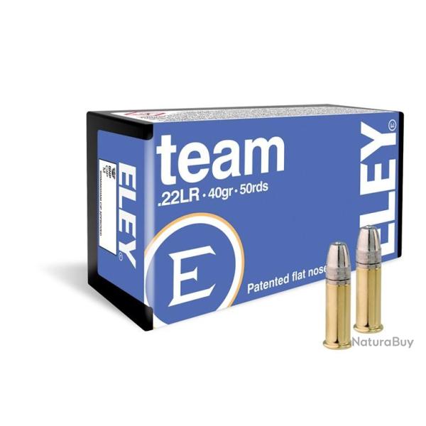 MUNITION BALLE ELEY CAL.22 TEAM 40GR PAR 500
