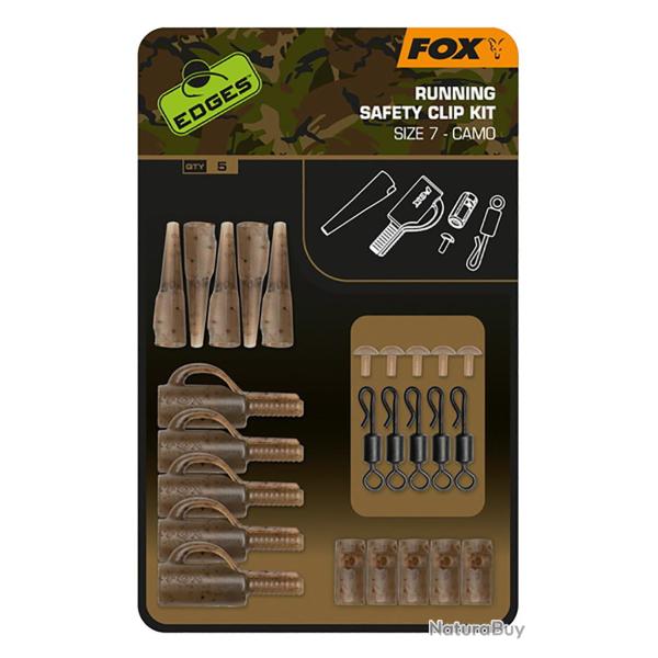 Agrafes Fox Edges Running Safety Clips