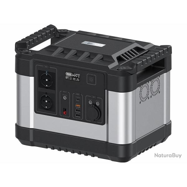 Batterie nomade et convertisseur solaire 1100 Wh Reserve de Courant USB type C 60 W Prise 220