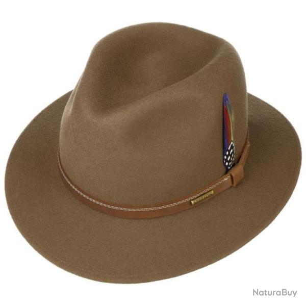 Chapeau en Feutre Woolfelt Traveller marron Stetson