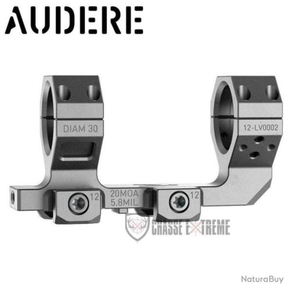 Montages AUDERE Levitas 20 MoA Diam.30mm BH 25mm