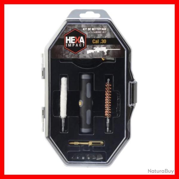 KIT DE NETTOYAGE HEXA IMPACT POUR ARMES  CAL 30