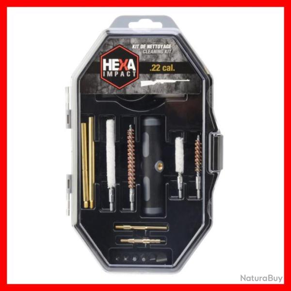 KIT DE NETTOYAGE HEXA IMPACT POUR ARMES  CAL 22