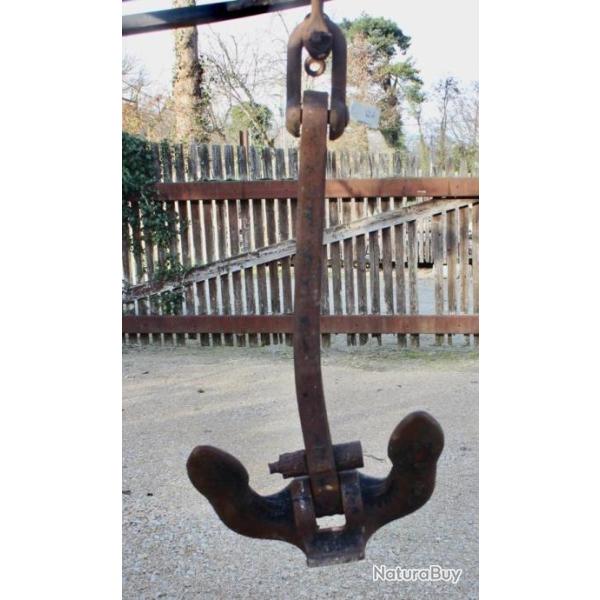 Ancre De Bateau En Fonte