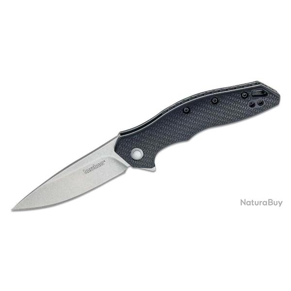 Couteau Kershaw Shoreline A/O Lame Acier 8Cr13MoV Manche GRN Linerlock Clip KS1845