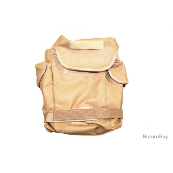 Sacoche de l'arme arme franaise en cuir couleur sable