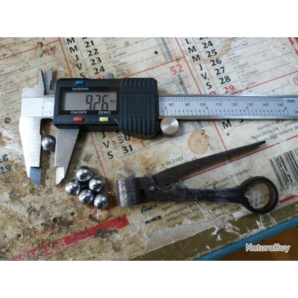 Moule  balles calibre 9 mm