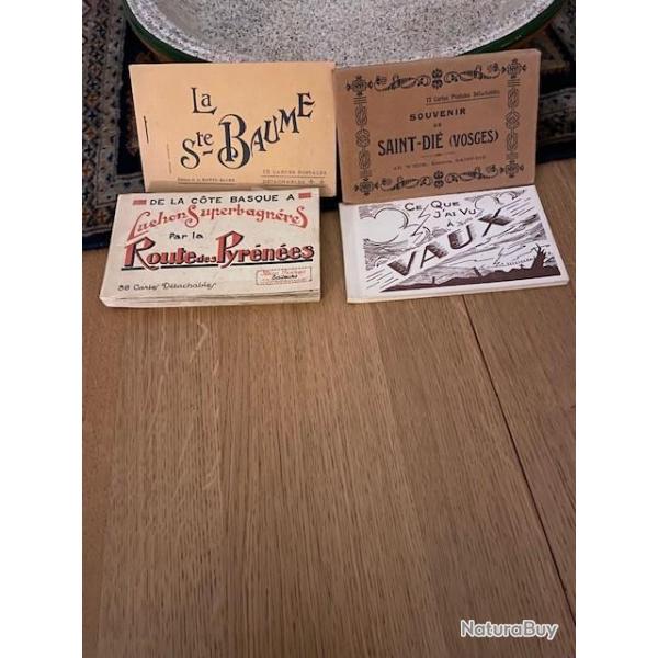 carnets de cartes postales anciennes