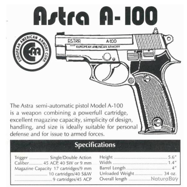 Manuels pistolets ASTRA / 4