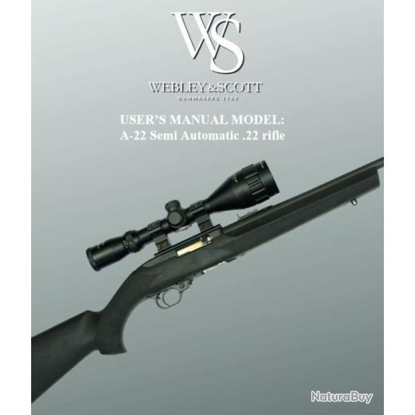 Lot manuels & eclats WEBLEY & SCOTT /9