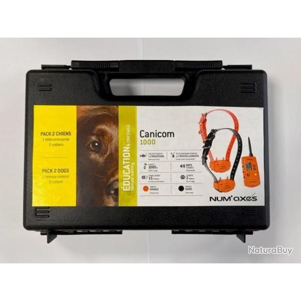 ENSEMBLE D'DUCATION - PACK CANICOM 1000 ORANGE POUR 2 CHIENS