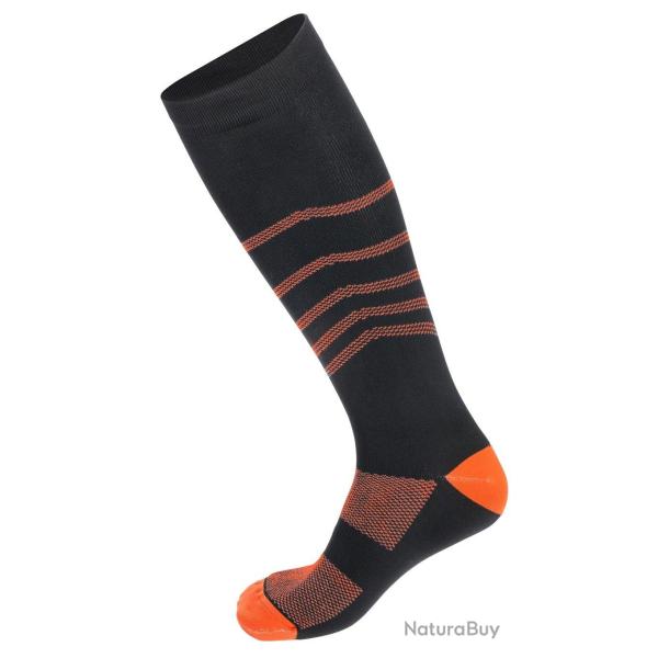 Chaussettes doubl�es noire orange ProHunt VERNEY CARRON-39/42