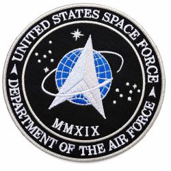 United States Space Force - Patch brod&eacute;  90 mm &agrave; coudre ou &agrave; coller au fer