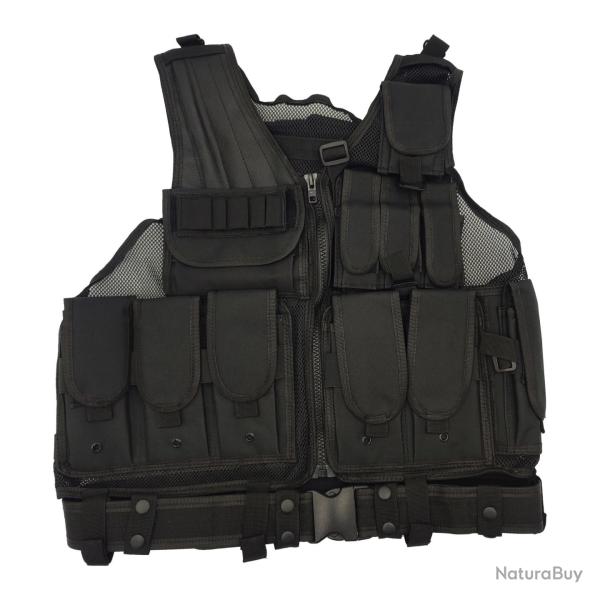 Veste Holster Mesh Recon Noir (S&T)
