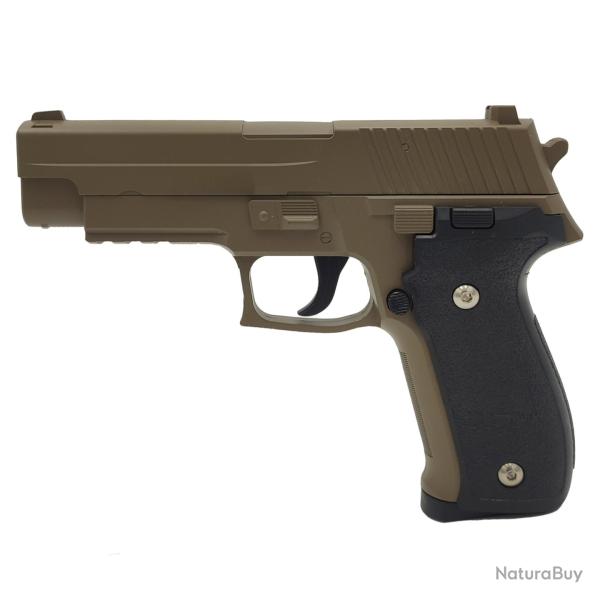 R�plique airsoft G.26 style P226 Tan (Galaxy)