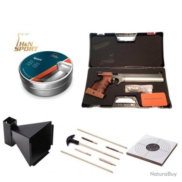 PACK-2 SNOWPEAK TIR OLYMPIQUE PISTOLET  PCP RIVAL-25 ( PP20 )   4,5 mm 7,5 Joules