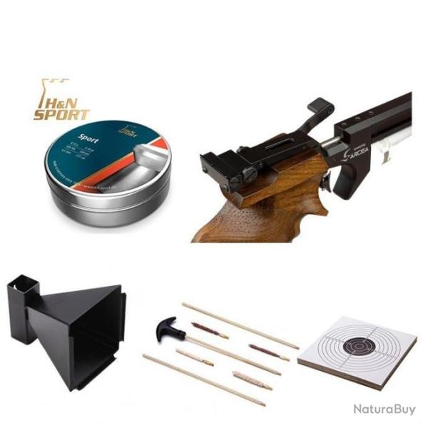 PACK-4 SNOWPEAK TIR OLYMPIQUE PISTOLET  PCP RIVAL-25 ( PP20 )   4,5 mm 7,5 Joules