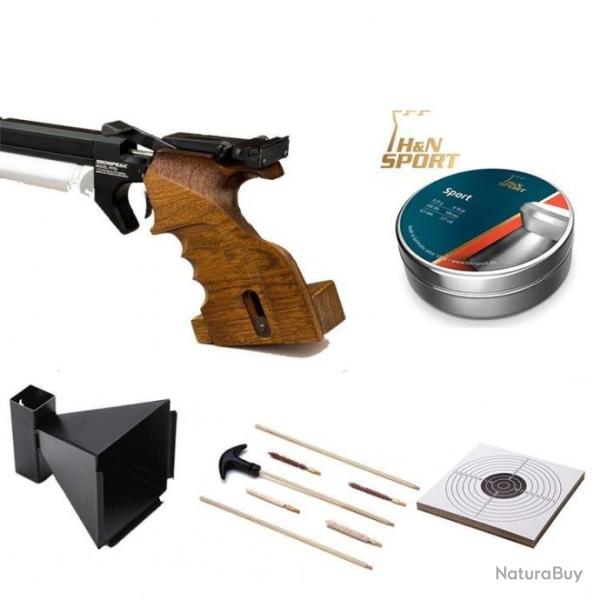 PACK-6 SNOWPEAK TIR OLYMPIQUE PISTOLET  PCP RIVAL-25 ( PP20 )   4,5 mm 7,5 Joules