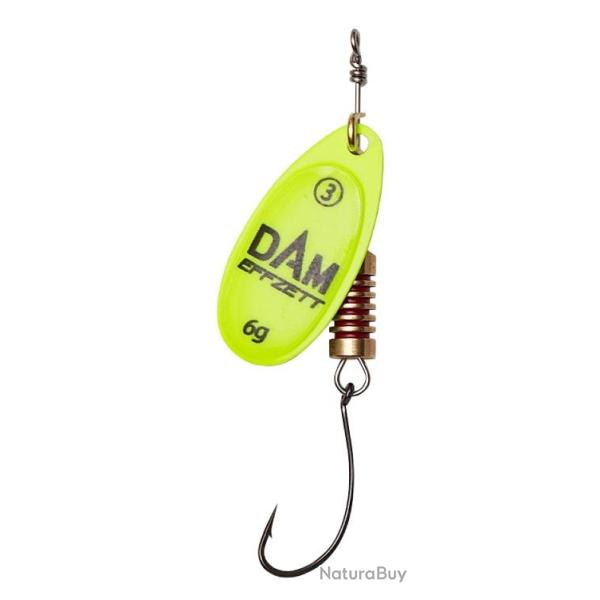 CUILLERE HAMECON SIMPLE SINGLEHOOK SPINNER SINKING Yellow Taille 2